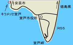 キラメッセ室戸・マップ